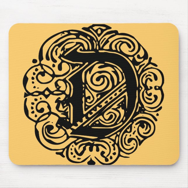 Mousepad Monarchia Black "D" (Frente)