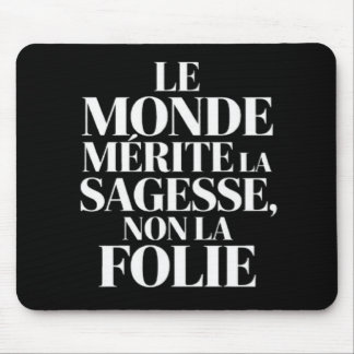 Mousepad Monde sans stabilité