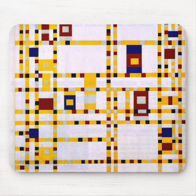 Mousepad Mondrian - Broadway Boogie Woogie (Frente)