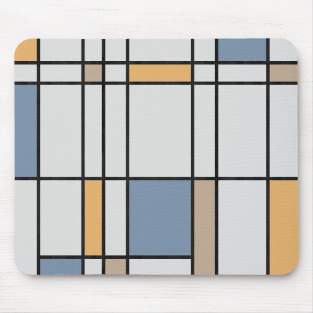Mousepad Mondrian moderno (Frente)