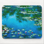 Mousepad Monet-Água-Lírios de Claude<br><div class="desc">Os Água-Lírios feitos em 1906,  são uma das pinturas as mais famosas de Claude Monet. Um tapete do rato elegante com variedades de azul,  de verde e de amarelo para amantes e todos do impressionismo que aprecia belas artes reais.</div>