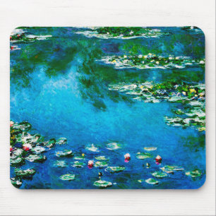 Mousepad Monet-Água-Lírios de Claude