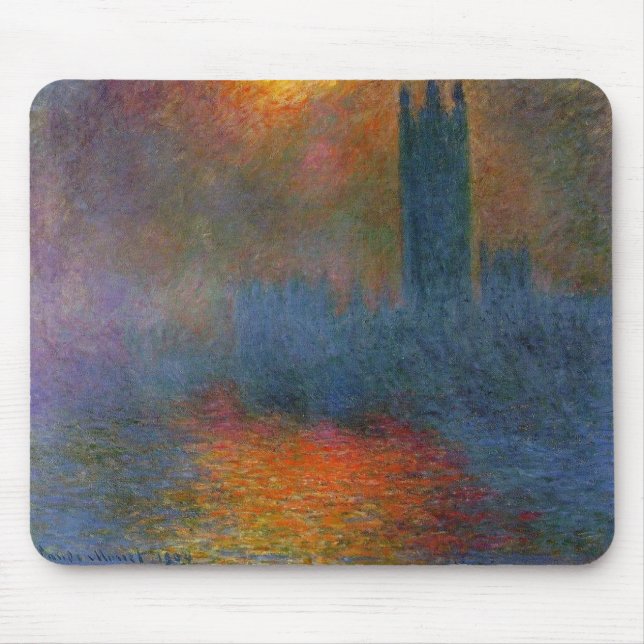 Mousepad Monet - Casas do Parlamento (Frente)