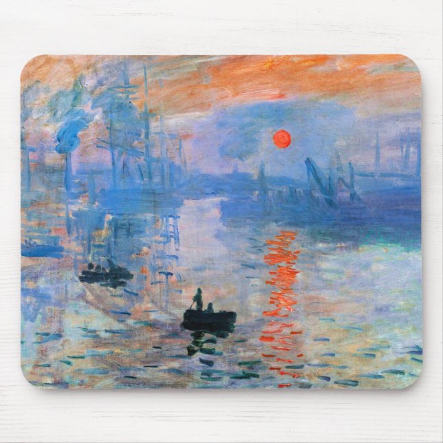 Mousepad Monet - Impressão, Assalto do Sol, (Frente)