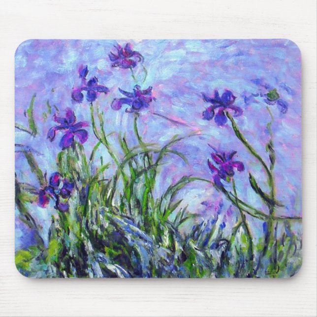 Mousepad Monet Lilac Irises (Frente)