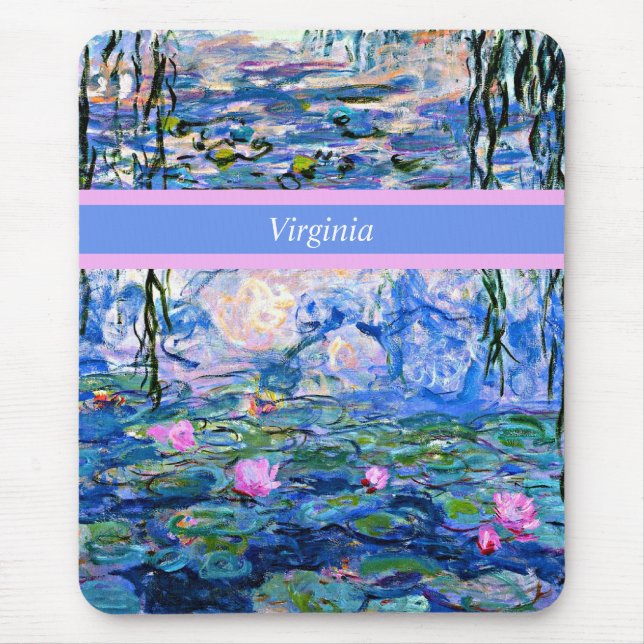 Mousepad Monet - Lírios d'água 1919 modelo (Frente)