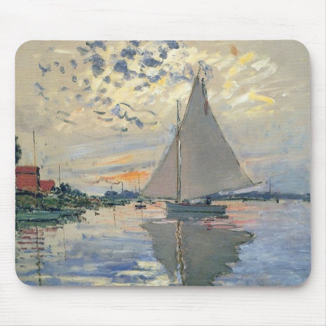 Mousepad Monet Sailboat (Frente)