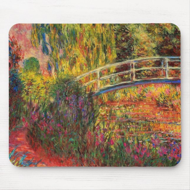 Mousepad Monet Water Lily Pond and Water Irises (Frente)