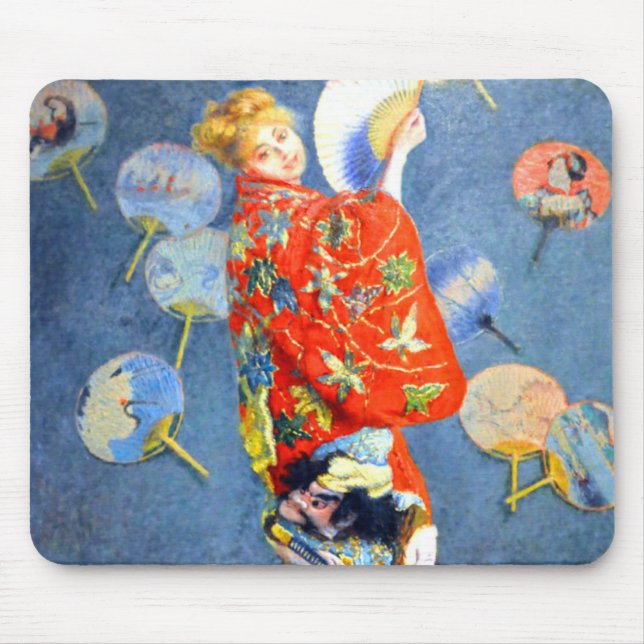 Mousepad Monet Woman em Figurino Japonês (Frente)