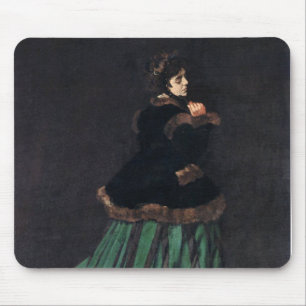 Mousepad Monet Woman em Vestido Verde