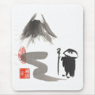 Mousepad Monge do zen na viagem