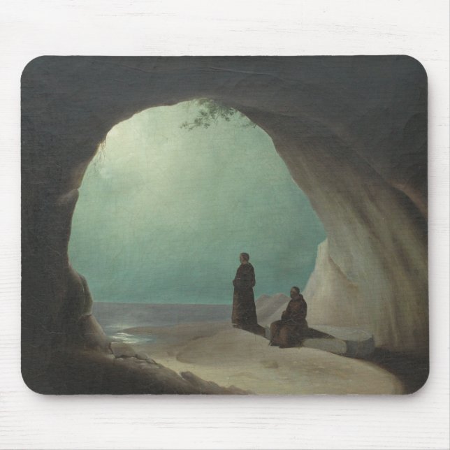 Mousepad Monges em Grotto (por Carl Blechen) (Frente)