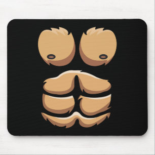 Mousepad Monkey Gorilla Chest Costume Halloween