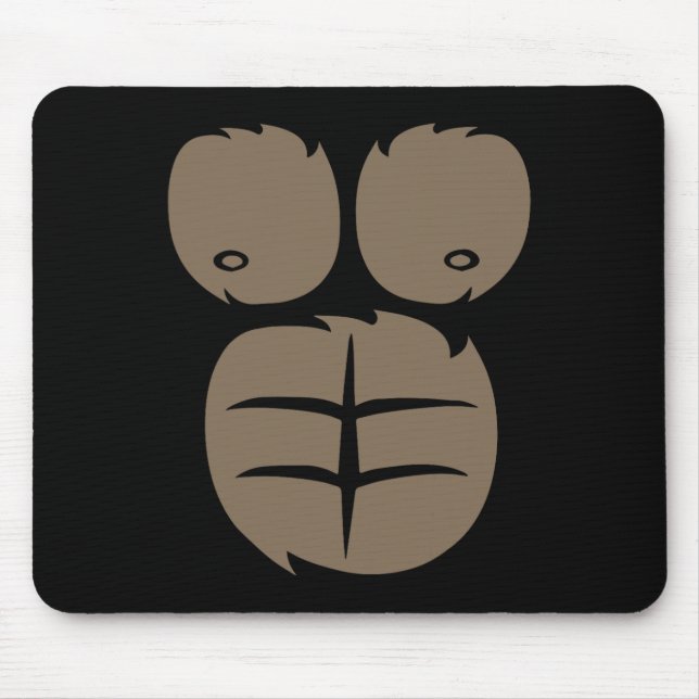Mousepad Monkey Gorilla Costume Tee Animal Belly Rico Dres (Frente)