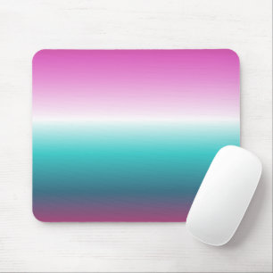 Mousepad mono-lavanda teal ombre turquoise mermaid