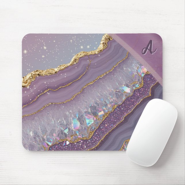 Mousepad Monograma Ametist Aurora (Com mouse)