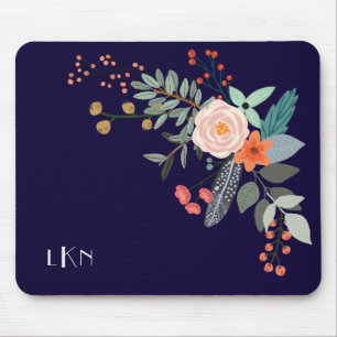 Mousepad Monograma Botânico