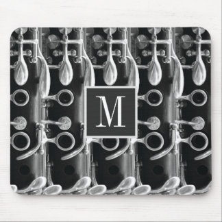 Mousepad Monograma Clarinet Personalizável