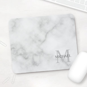 Mousepad Monograma clássico personalizado e aparência de 