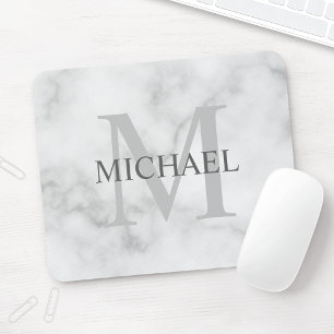 Mousepad Monograma Clássico Personalizado e Pesquisa de Mar
