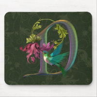 Monograma D do colibri