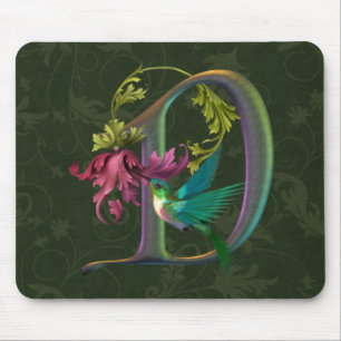 Mousepad Monograma D do colibri