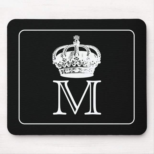 Mousepad Monograma da coroa (Frente)