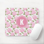 Mousepad Monograma de Flores de Hidrelétrica Rosa Elegante<br><div class="desc">Melhore o seu espaço de trabalho com o Pad do Rato do Monograma de Flores de Hydrangea Rosa Elegante. Apresentando um delicado design floral em matizes cor-de-rosa suave, este mouse pad do na moda adiciona um toque de sofisticação à sua mesa. O monograma personalizado cria um aspecto único e refinado,...</div>