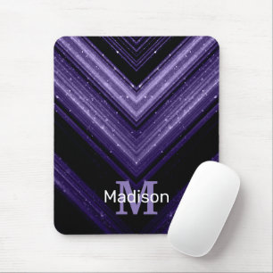 Mousepad Monograma de galáxias ultravioleta ultravioleta