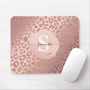 Mousepad Monograma de Pincel com Brilho em Estampa Animal G