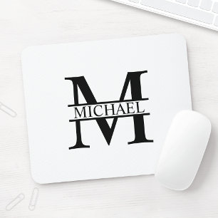 Mousepad Monograma e Nome Personalizados