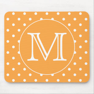 Mousepad Monograma feito sob encomenda. Ponto de polca