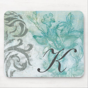 Mousepad Monograma  Flor Spray II