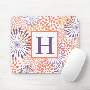 Mousepad Monograma Floral