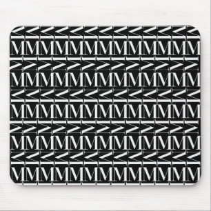 Mousepad Monograma - Letra Inicial M