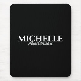 Mousepad Monograma Moderno Simples