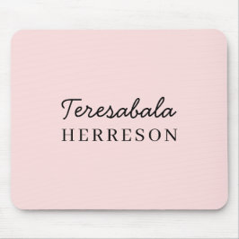 Mousepad Monograma Neutro Moderno Minimalista Elegante