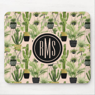 Mousepad Monograma Oásis Indoor Padrão de alinhamento v