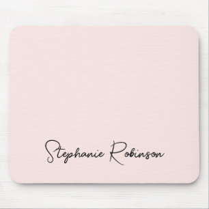 Mousepad Monograma Personalizado com Letra Maiúscula em Ros