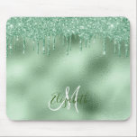 Mousepad Monograma Personalizado da Coleta Lente Verde da C<br><div class="desc">Este design não contém glitter ou sequências reais. Pode ser personalizado na área fornecida pela alteração da foto e/ou do texto. Ou pode ser personalizado clicando em Personalizar este Modelo e, em seguida, escolhendo o clique para personalizar mais a opção e excluir ou alterar a cor do plano de fundo,...</div>