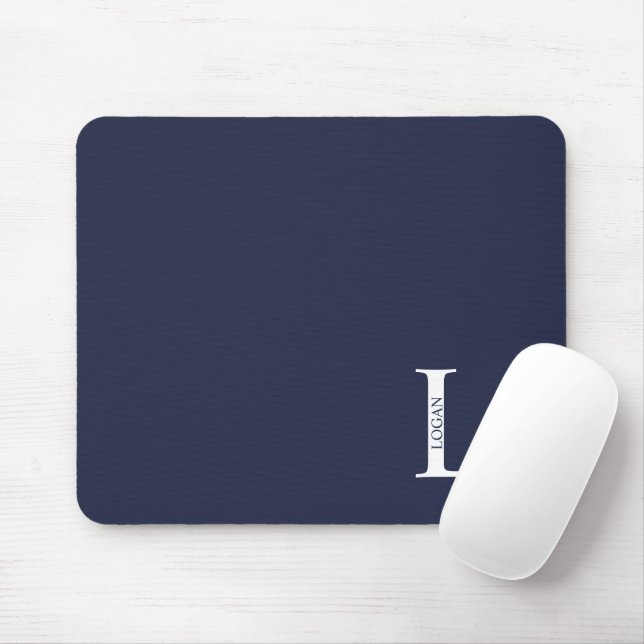 Mousepad Monograma Personalizado e Pad do Rato de Nome (Com mouse)