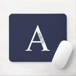 Mousepad Monograma Personalizado e Pad do Rato de Nome