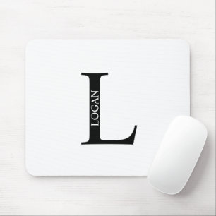 Mousepad Monograma Personalizado e Pad do Rato de Nome