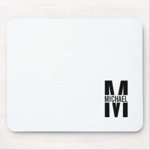 Mousepad Monograma Personalizado e Pad do Rato de Nome