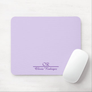 Mousepad Monograma Personalizado Montagem Personalizada Ini
