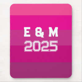 Mousepad "Monograma personalizável e anos