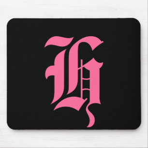 Mousepad Monograma Rosa H