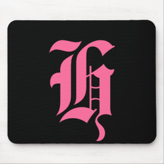 Mousepad Monograma Rosa H