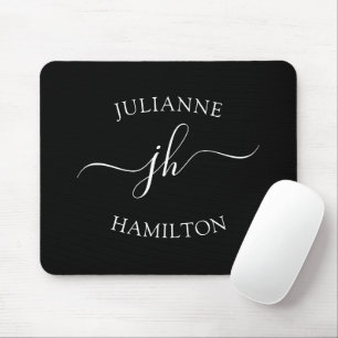 Mousepad Monograma Simples Moderno