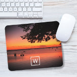 Mousepad Monograma sunrise CRIE sua própria foto<br><div class="desc">Adicione sua foto favorita ou use a foto com sua inicial. Faz um presente perfeito também. Envie-me um e-mail para JMR._Designs@yahoo.com se precisar de assistência ou tiver solicitações especiais.</div>